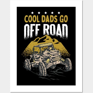 Cool Side-By-Side For Dad SxS Offroad UTV 4 Wheeler Posters and Art